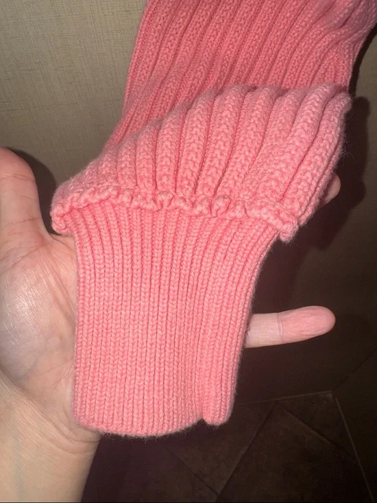 Free People Bubblegum Pink Cropped Ribbed Button-Up Cardigan - Picture 4 of 4